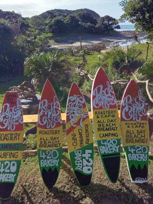 Rock Coffee Bay Signs